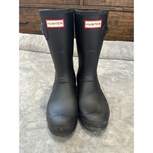 Women's Hunter Original Short Black Rain Boots